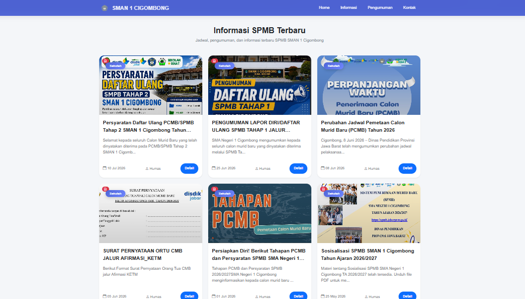 Screenshot aplikasi