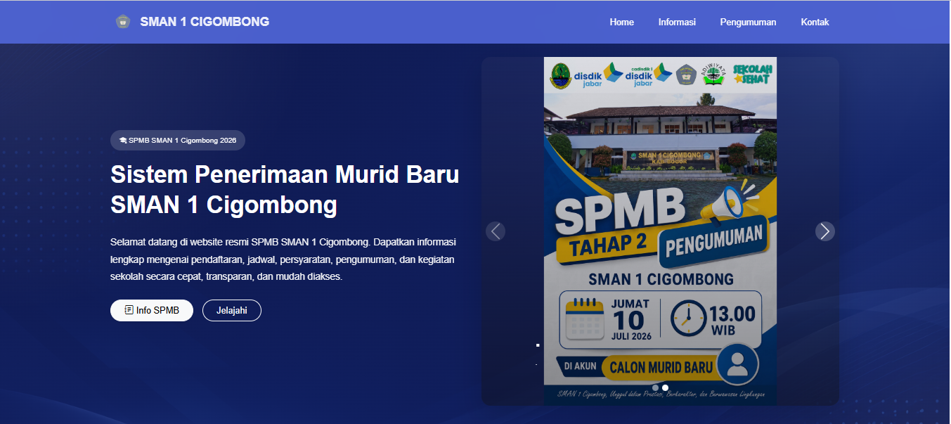 Sistem Informasi SPMB Digital